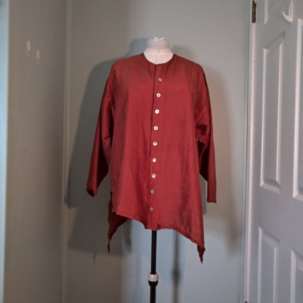 Blue Fish Blouse Top